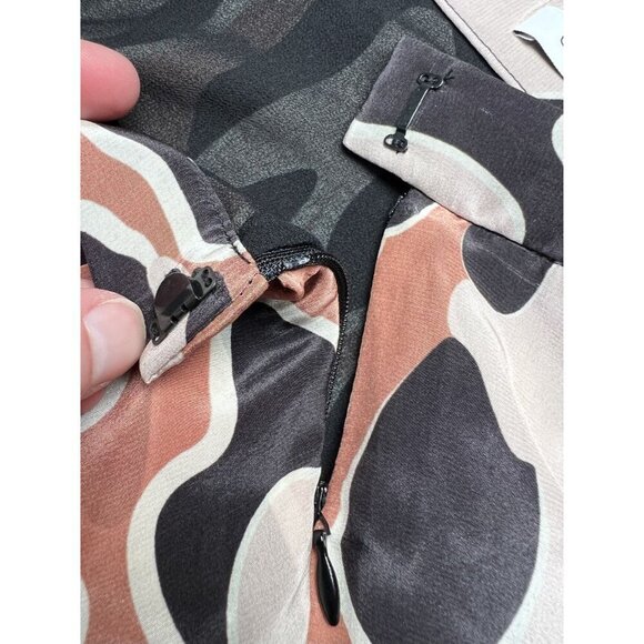 camilla & marc Animal Print Midi Skirt - Black, Pink, Cream - Picture 7 of 9